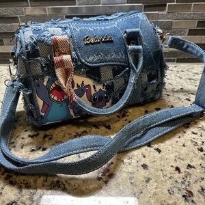 Stitch Blue Denim Women's Bag